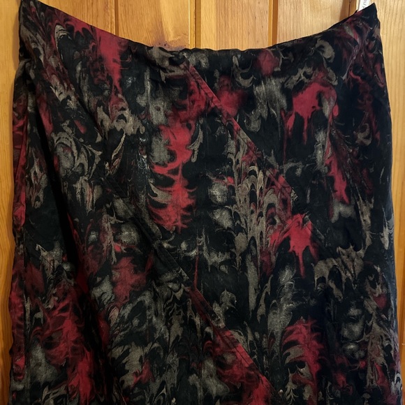 Vintage printed midi skirt - Picture 2 of 6